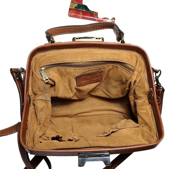 Patricia‎ Nash Gracci Frame Multicolor Floral Leather Crossbody Purse And Wallet - Picture 6 of 16